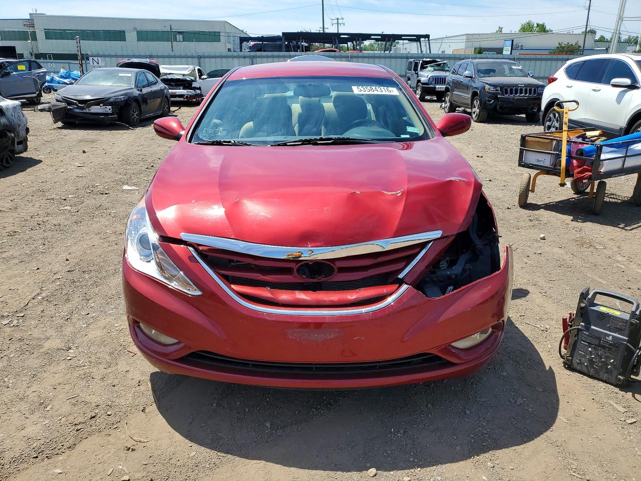 2013 Hyundai Sonata Gls Burgundy vin: 5NPEB4AC4DH611366
