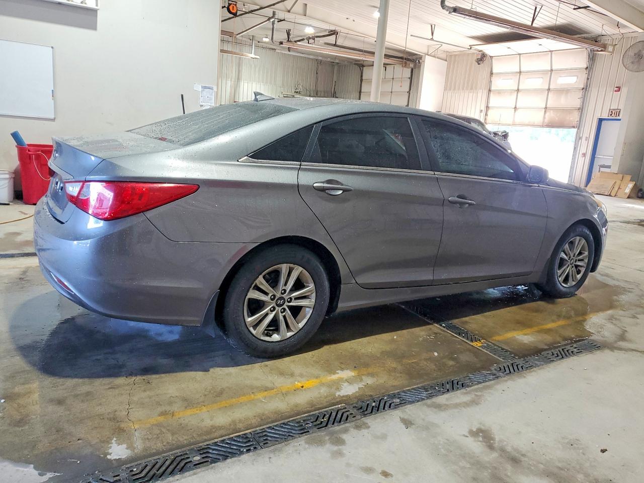 2013 Hyundai Sonata Gls Gray vin: 5NPEB4AC4DH624148