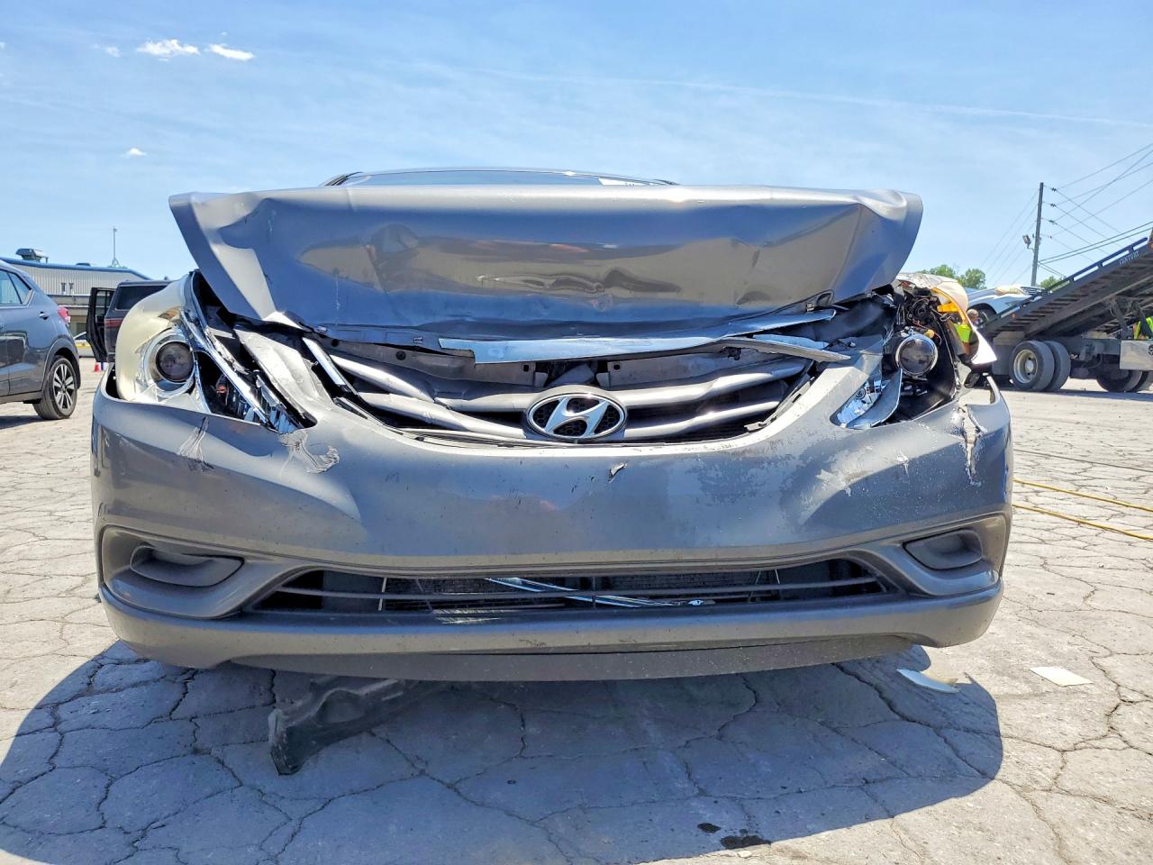 2013 Hyundai Sonata Gls Gray vin: 5NPEB4AC4DH636087
