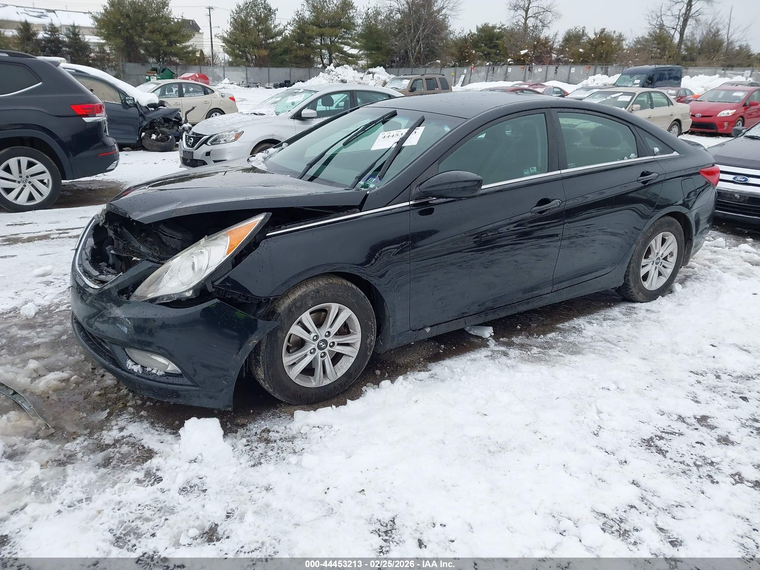 2013 Hyundai Sonata Gls Black vin: 5NPEB4AC4DH641970