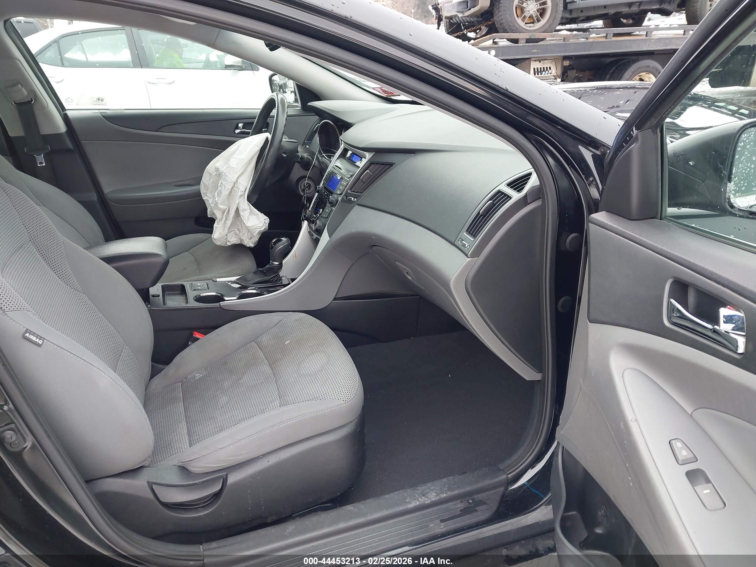 2013 Hyundai Sonata Gls Black vin: 5NPEB4AC4DH641970