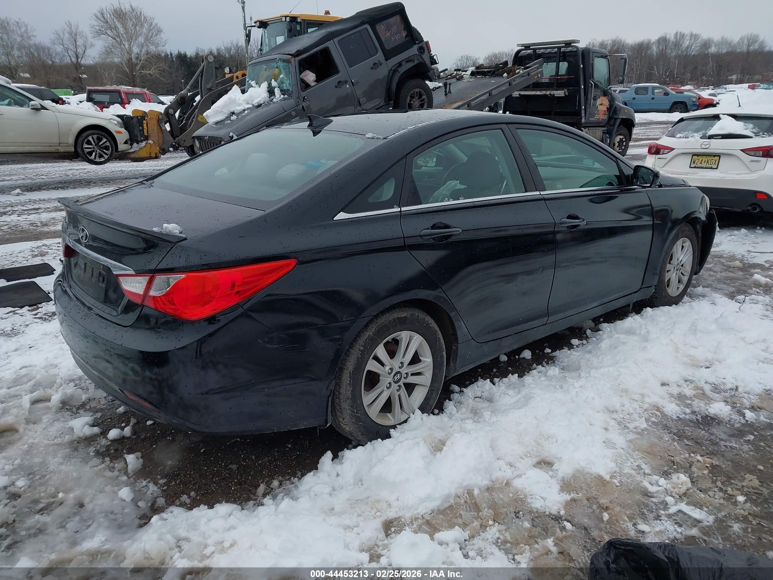 2013 Hyundai Sonata Gls Black vin: 5NPEB4AC4DH641970