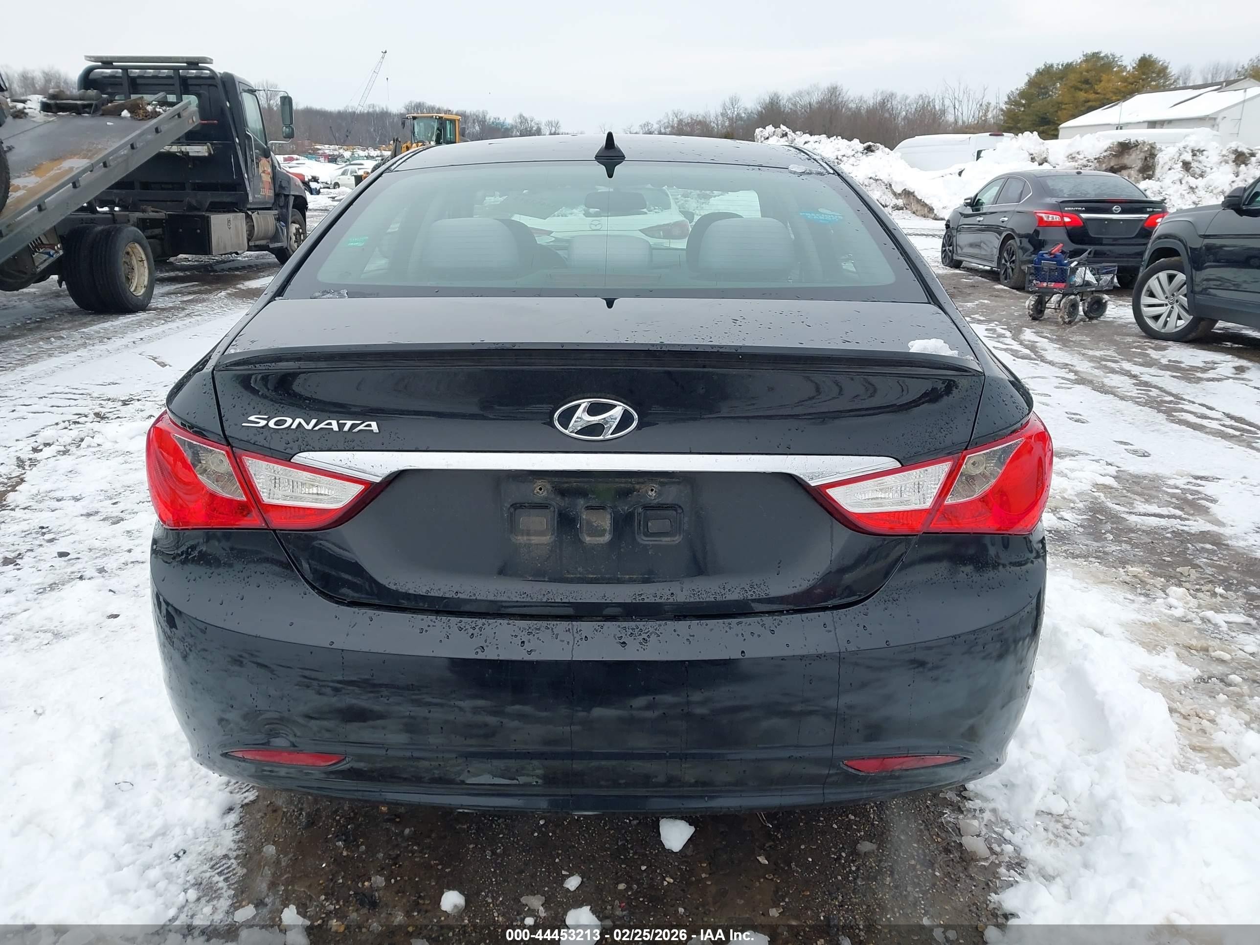 2013 Hyundai Sonata Gls Black vin: 5NPEB4AC4DH641970