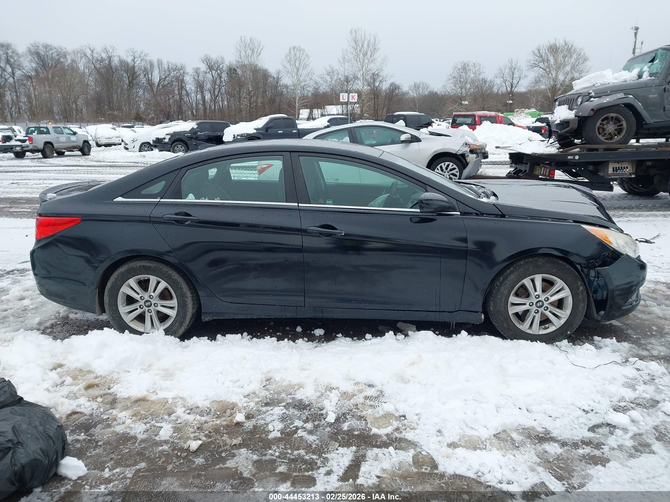 2013 Hyundai Sonata Gls Black vin: 5NPEB4AC4DH641970