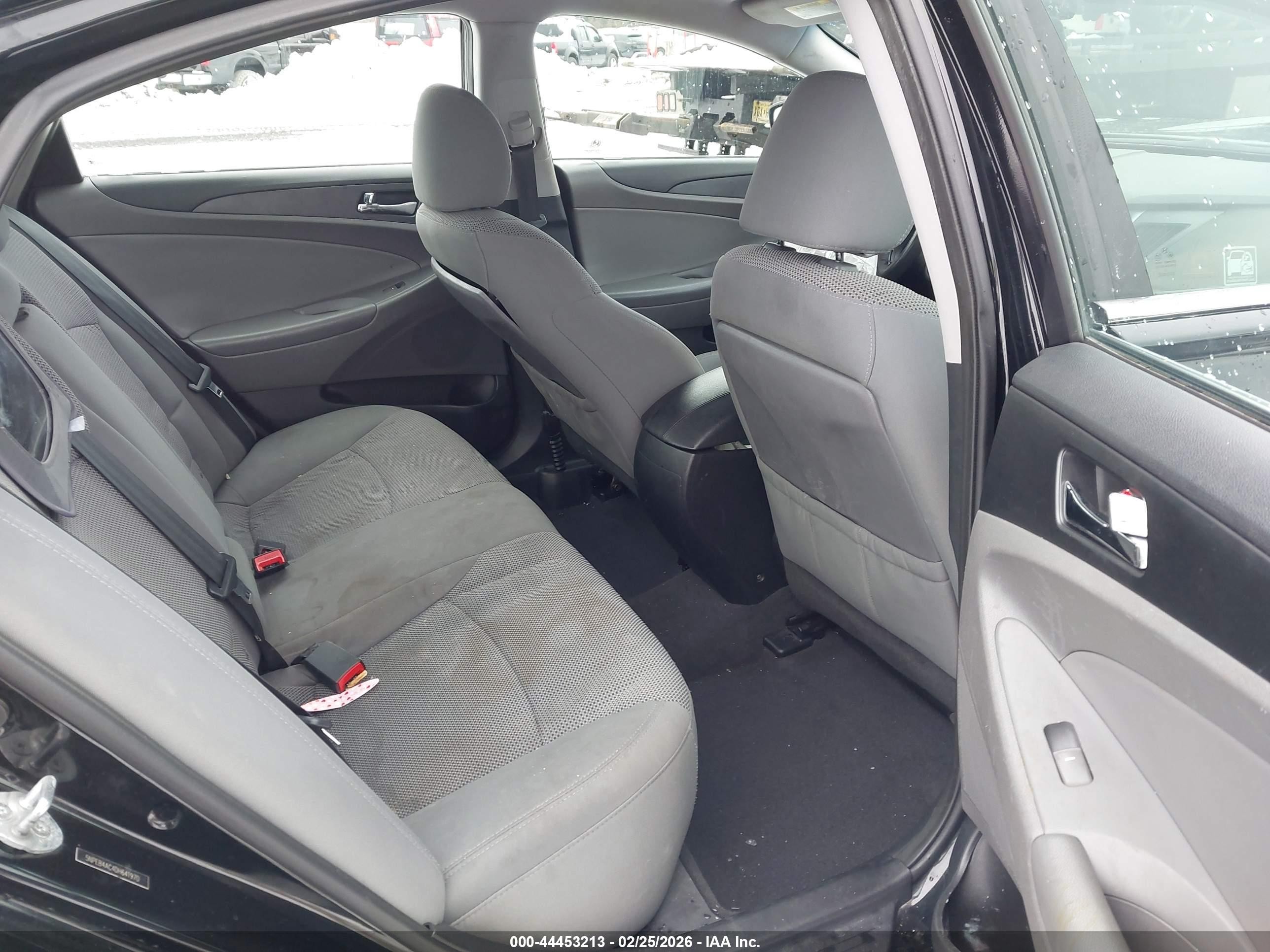 2013 Hyundai Sonata Gls Black vin: 5NPEB4AC4DH641970