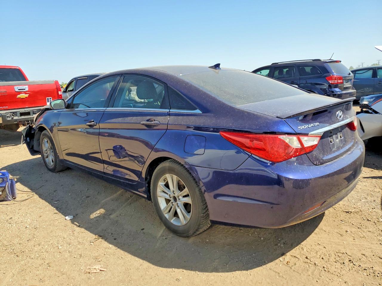 2013 Hyundai Sonata Gls Синий vin: 5NPEB4AC4DH646134