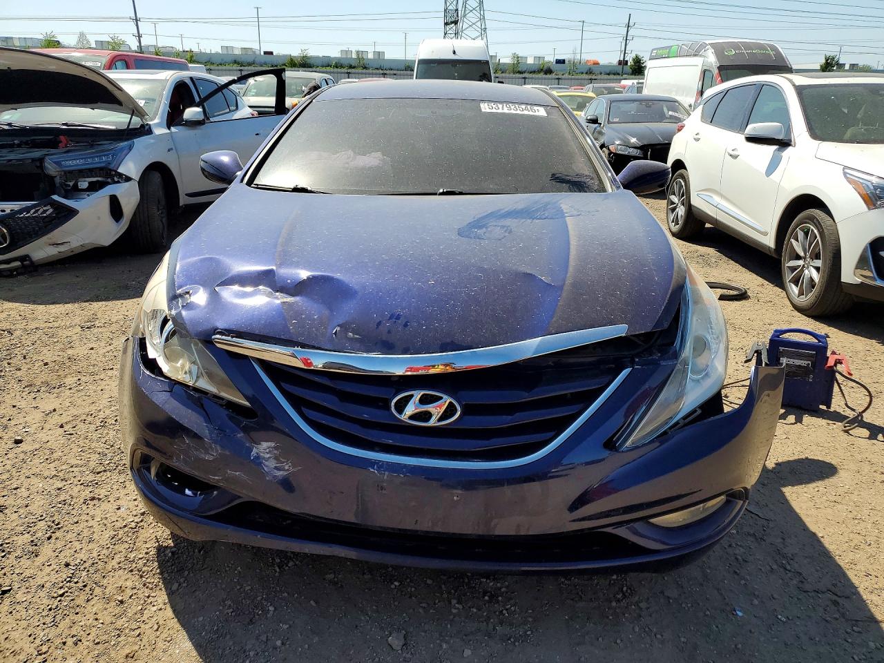 2013 Hyundai Sonata Gls Синий vin: 5NPEB4AC4DH646134