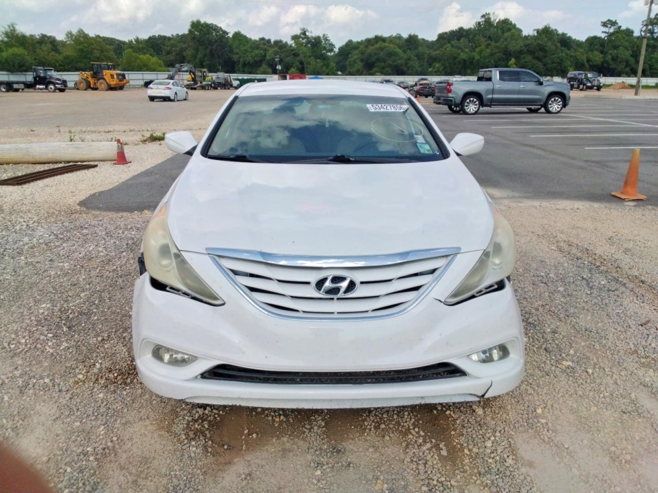 2013 Hyundai Sonata Gls White vin: 5NPEB4AC4DH654556