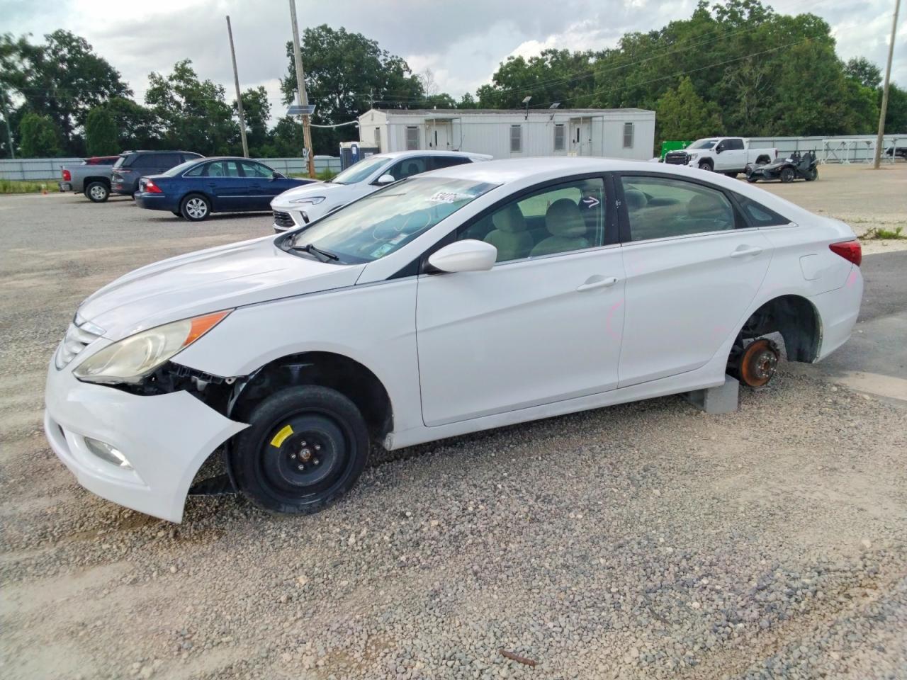 2013 Hyundai Sonata Gls Белый vin: 5NPEB4AC4DH654556