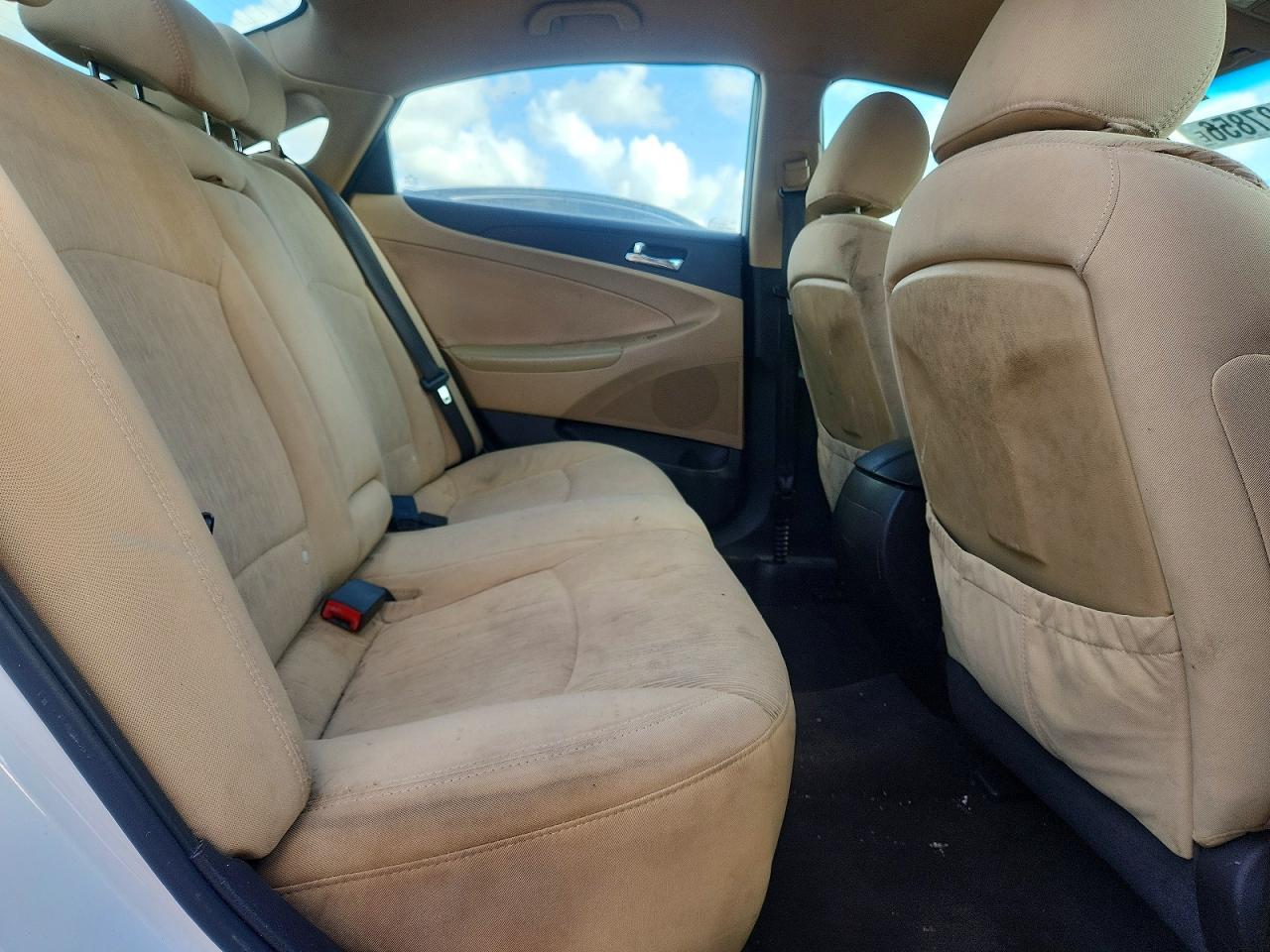 2013 Hyundai Sonata Gls White vin: 5NPEB4AC4DH654556