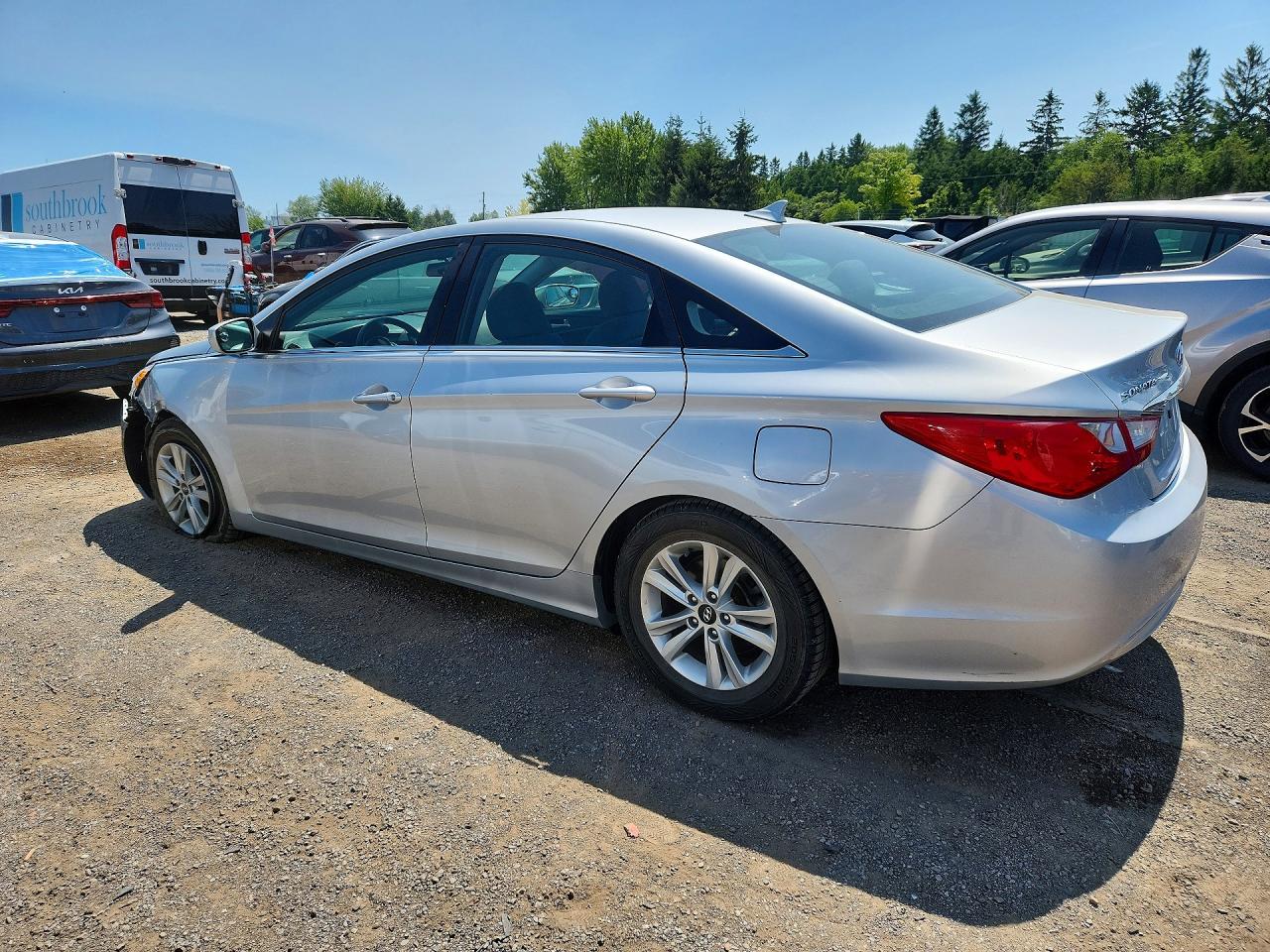 2013 Hyundai Sonata Gls Silver vin: 5NPEB4AC4DH656937