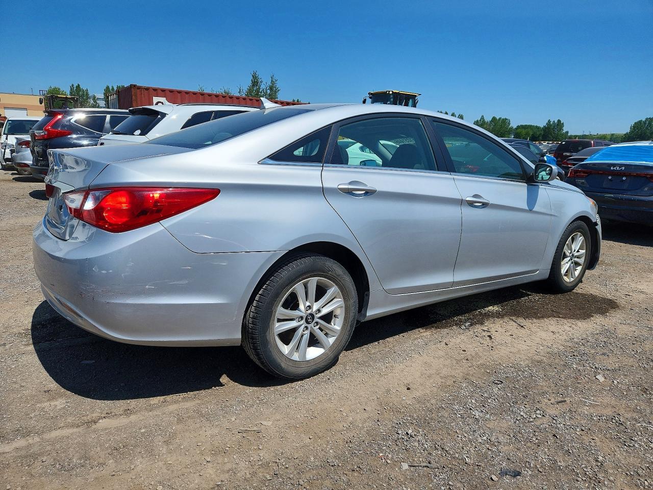 2013 Hyundai Sonata Gls Silver vin: 5NPEB4AC4DH656937