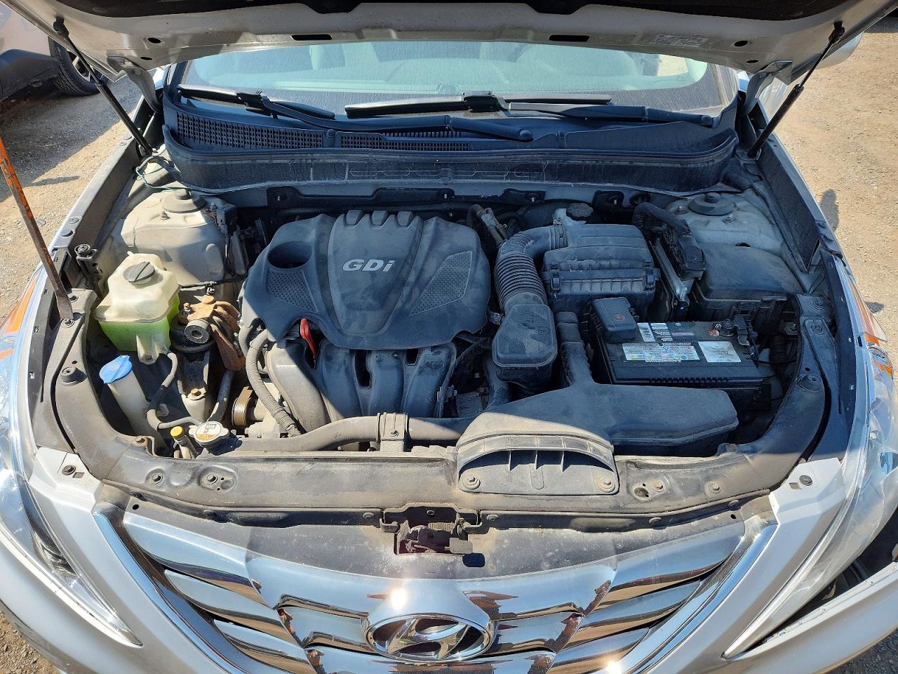 2013 Hyundai Sonata Gls Silver vin: 5NPEB4AC4DH656937