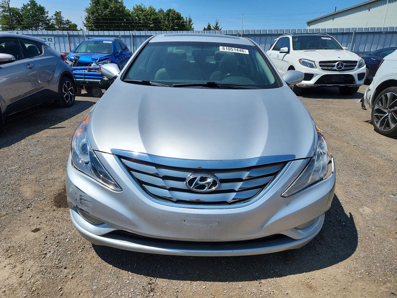 2013 Hyundai Sonata Gls Silver vin: 5NPEB4AC4DH656937