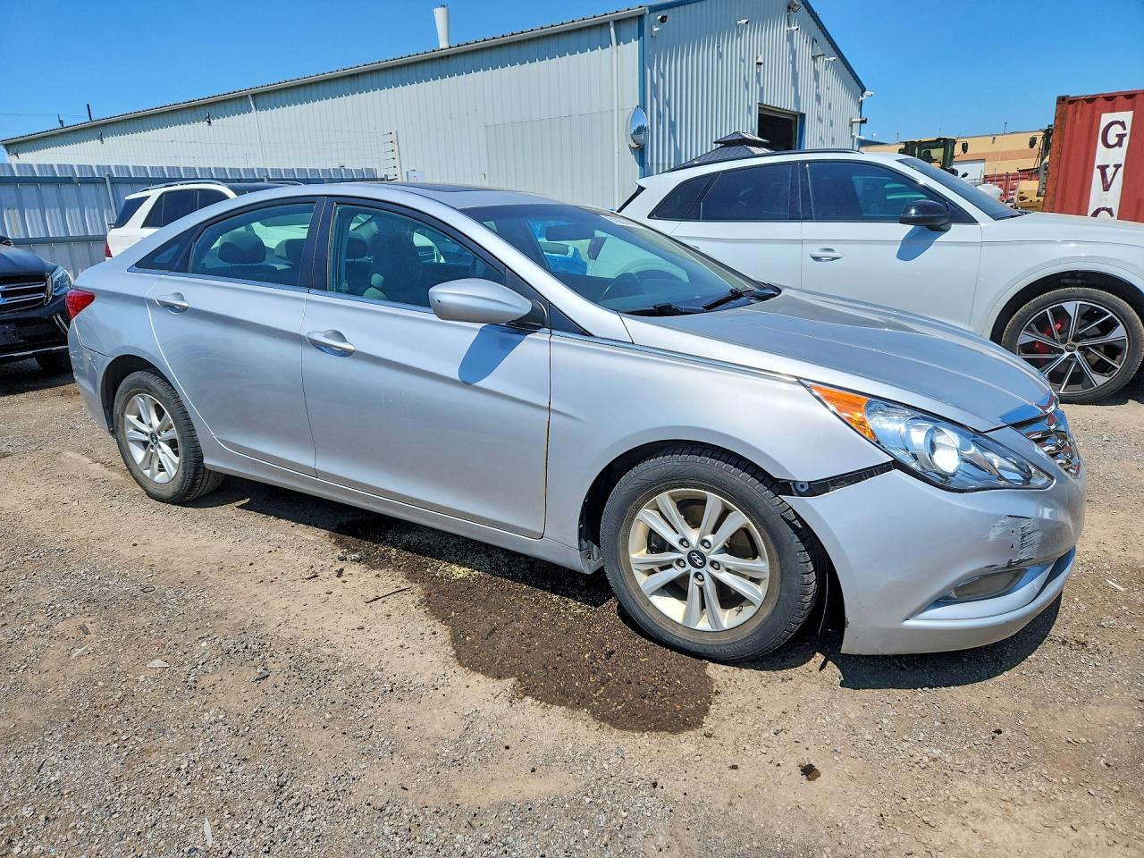 2013 Hyundai Sonata Gls Silver vin: 5NPEB4AC4DH656937