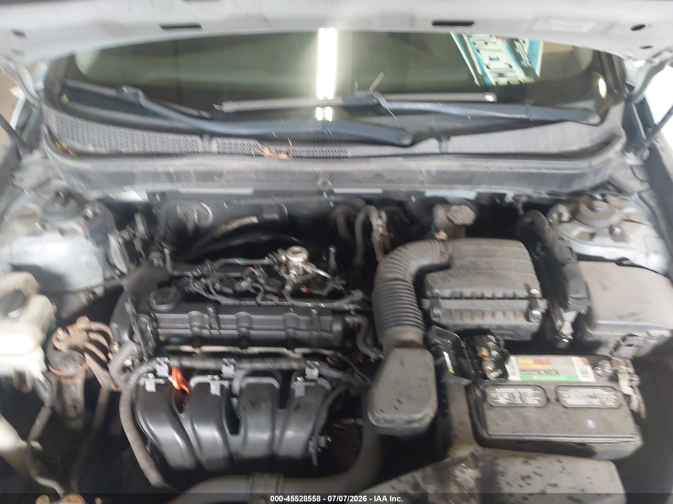 2013 Hyundai Sonata Gls Серый vin: 5NPEB4AC4DH658736