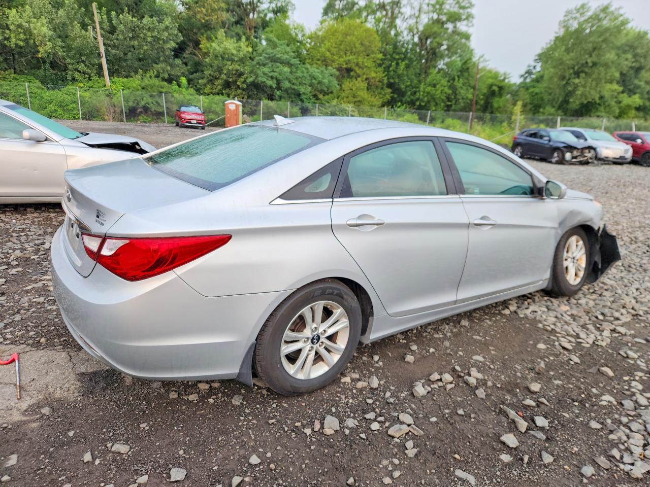 2013 Hyundai Sonata Gls Gray vin: 5NPEB4AC4DH663516