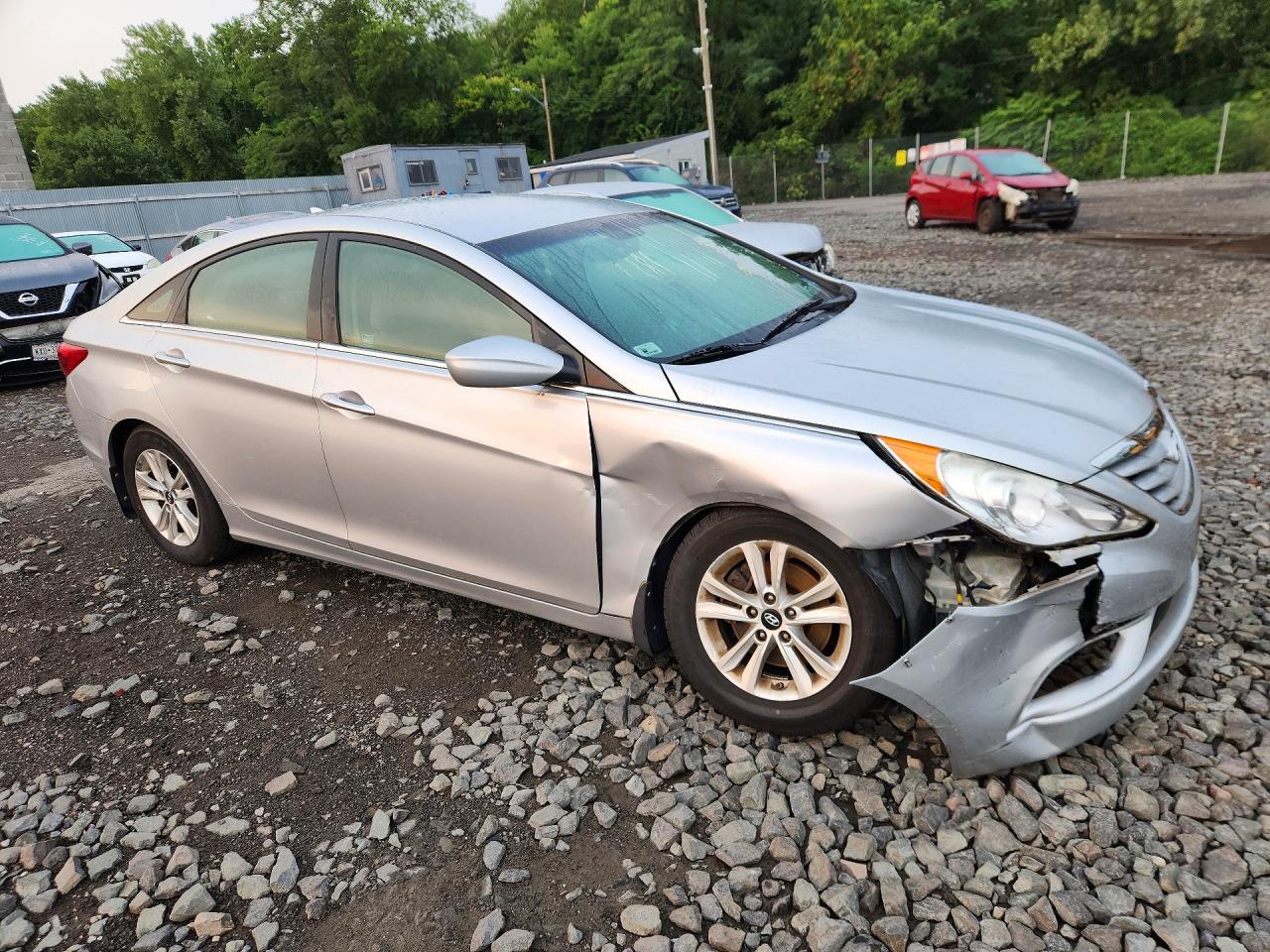 2013 Hyundai Sonata Gls Gray vin: 5NPEB4AC4DH663516