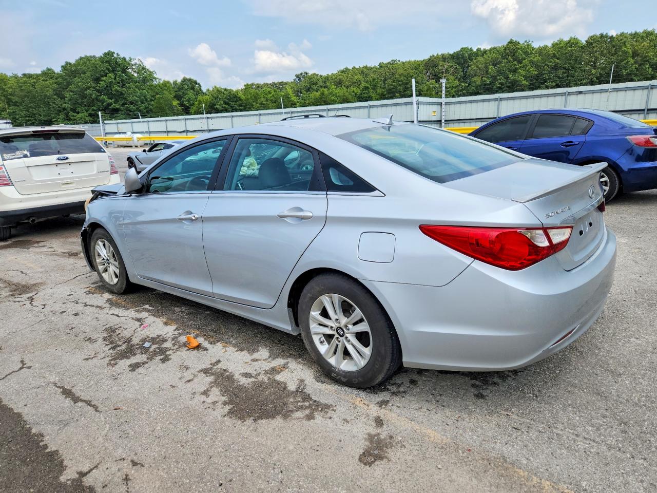 2013 Hyundai Sonata Gls Silver vin: 5NPEB4AC4DH665525