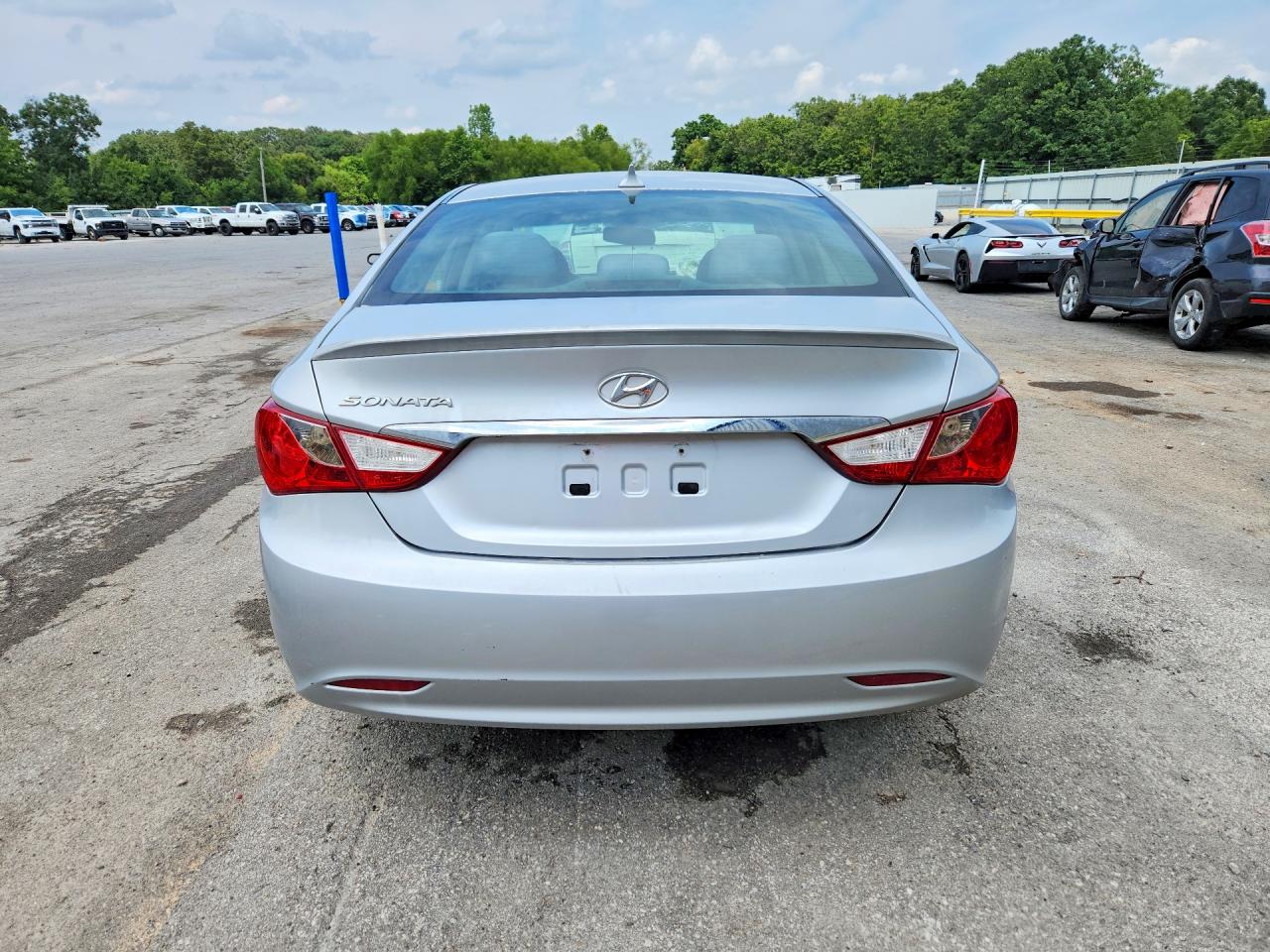 2013 Hyundai Sonata Gls Silver vin: 5NPEB4AC4DH665525