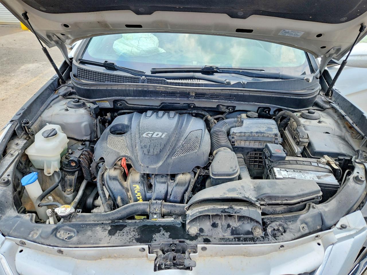 2013 Hyundai Sonata Gls Silver vin: 5NPEB4AC4DH665525