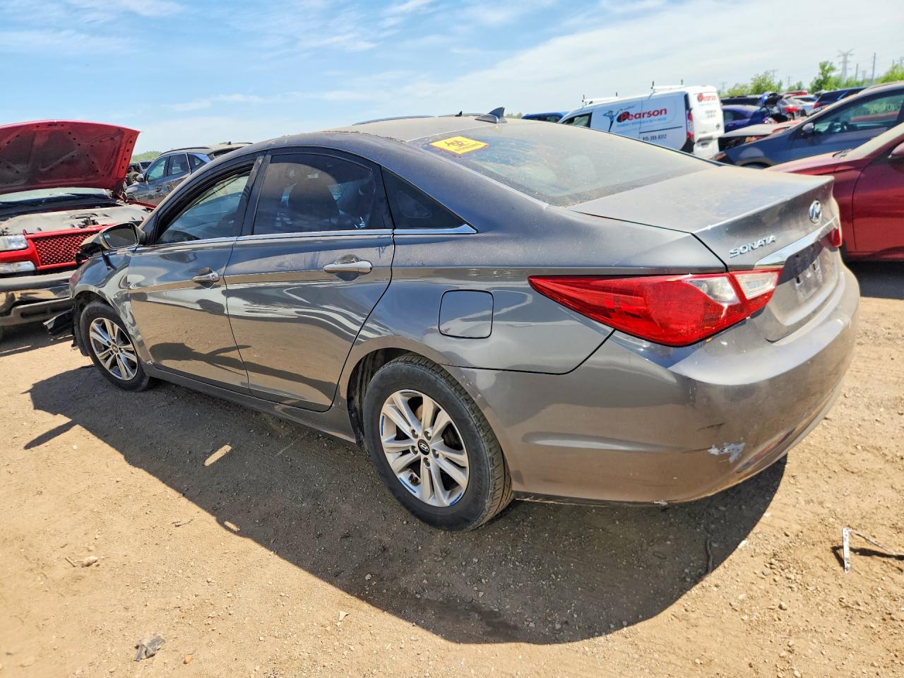 2013 Hyundai Sonata Gls Gray vin: 5NPEB4AC4DH667372
