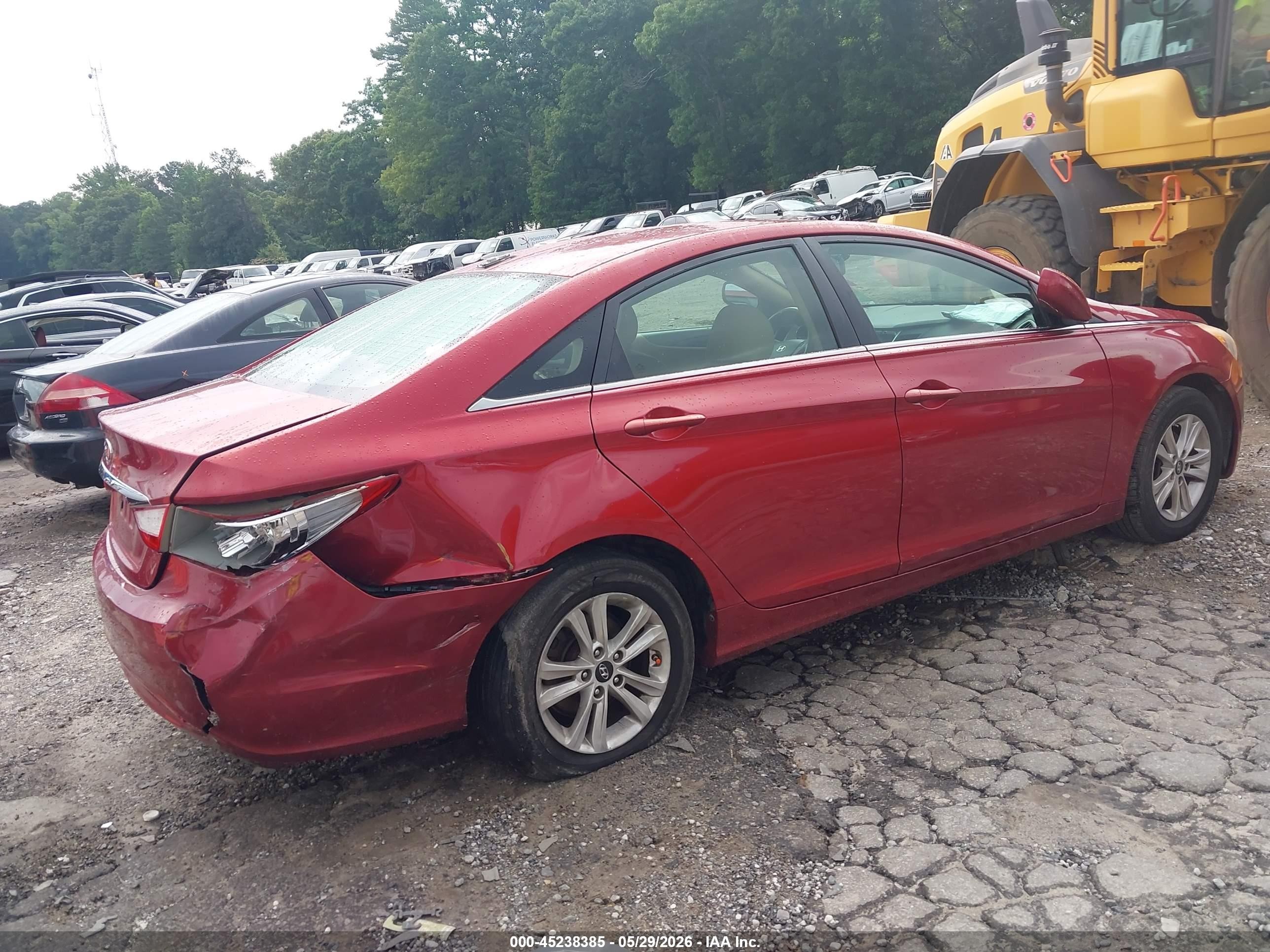 2013 Hyundai Sonata Gls Red vin: 5NPEB4AC4DH669672