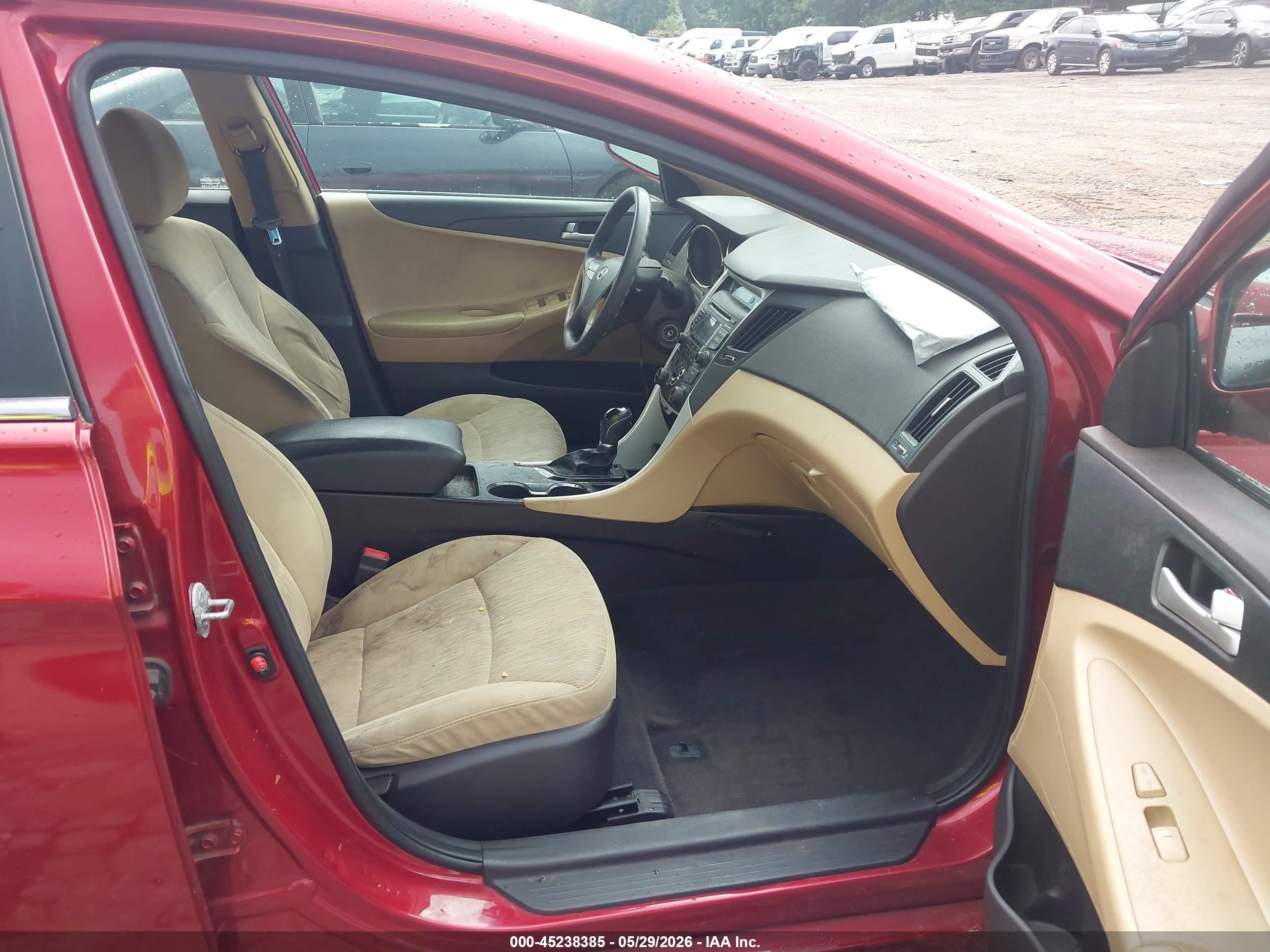 2013 Hyundai Sonata Gls Red vin: 5NPEB4AC4DH669672