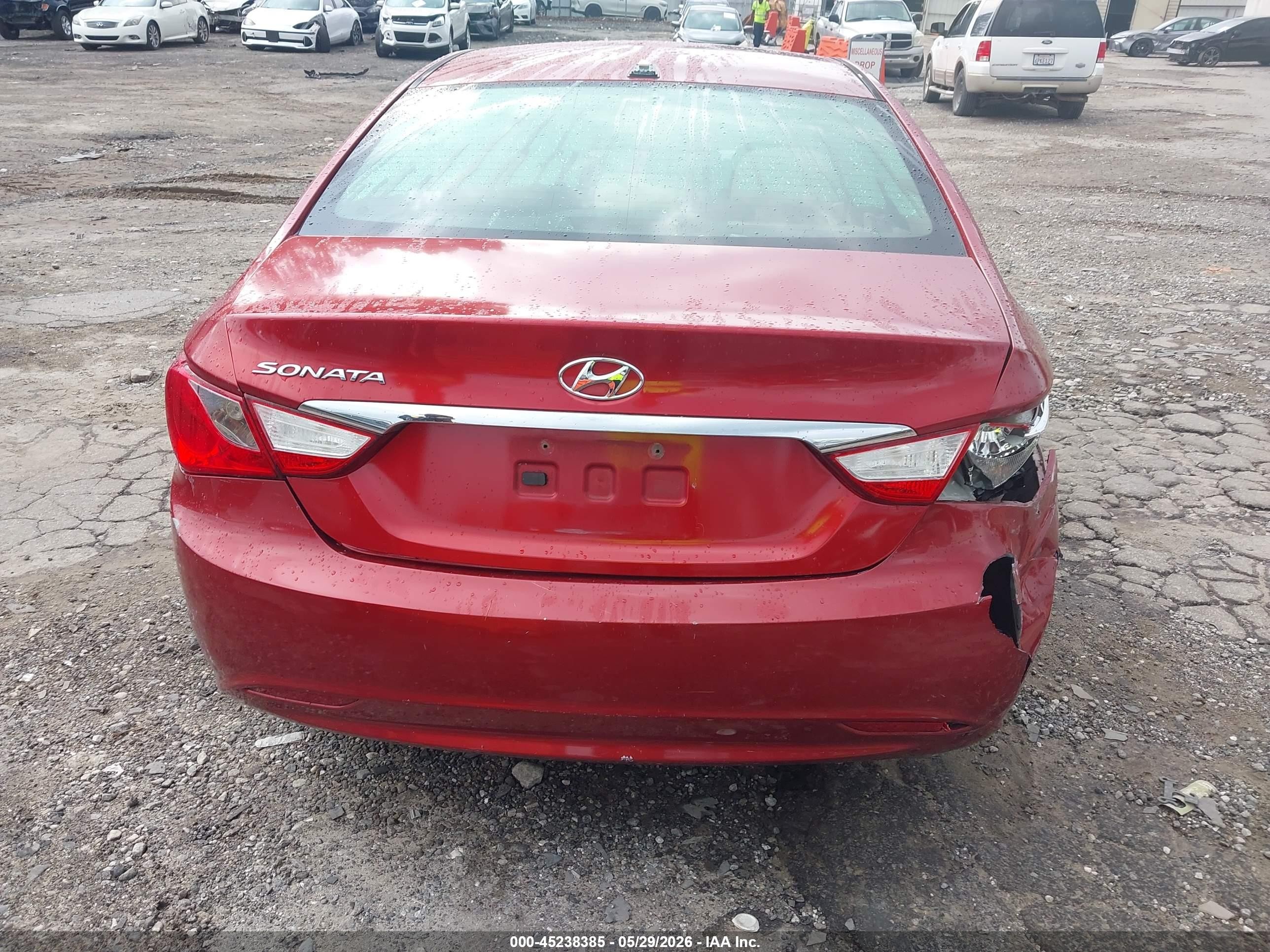 2013 Hyundai Sonata Gls Red vin: 5NPEB4AC4DH669672