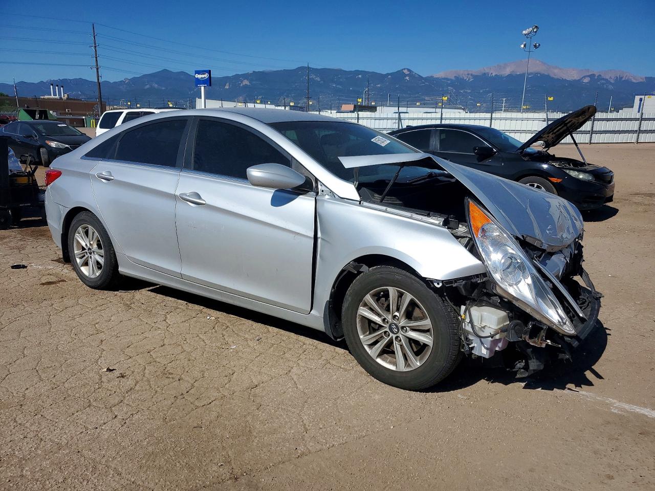 2013 Hyundai Sonata Gls Silver vin: 5NPEB4AC4DH674984