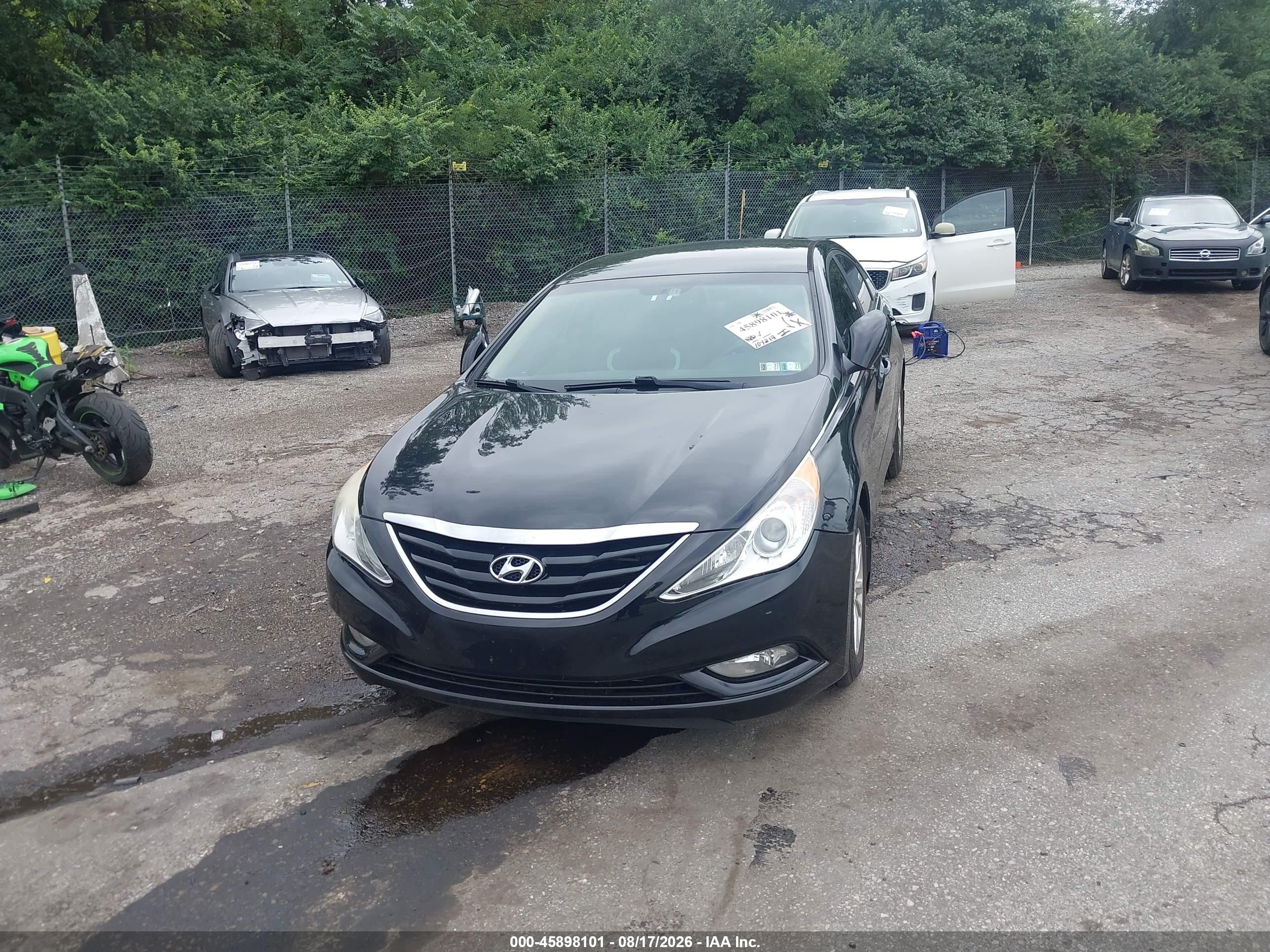 2013 Hyundai Sonata Gls Black vin: 5NPEB4AC4DH678789