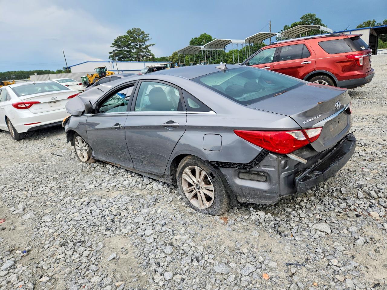 2013 Hyundai Sonata Gls Gray vin: 5NPEB4AC4DH680882
