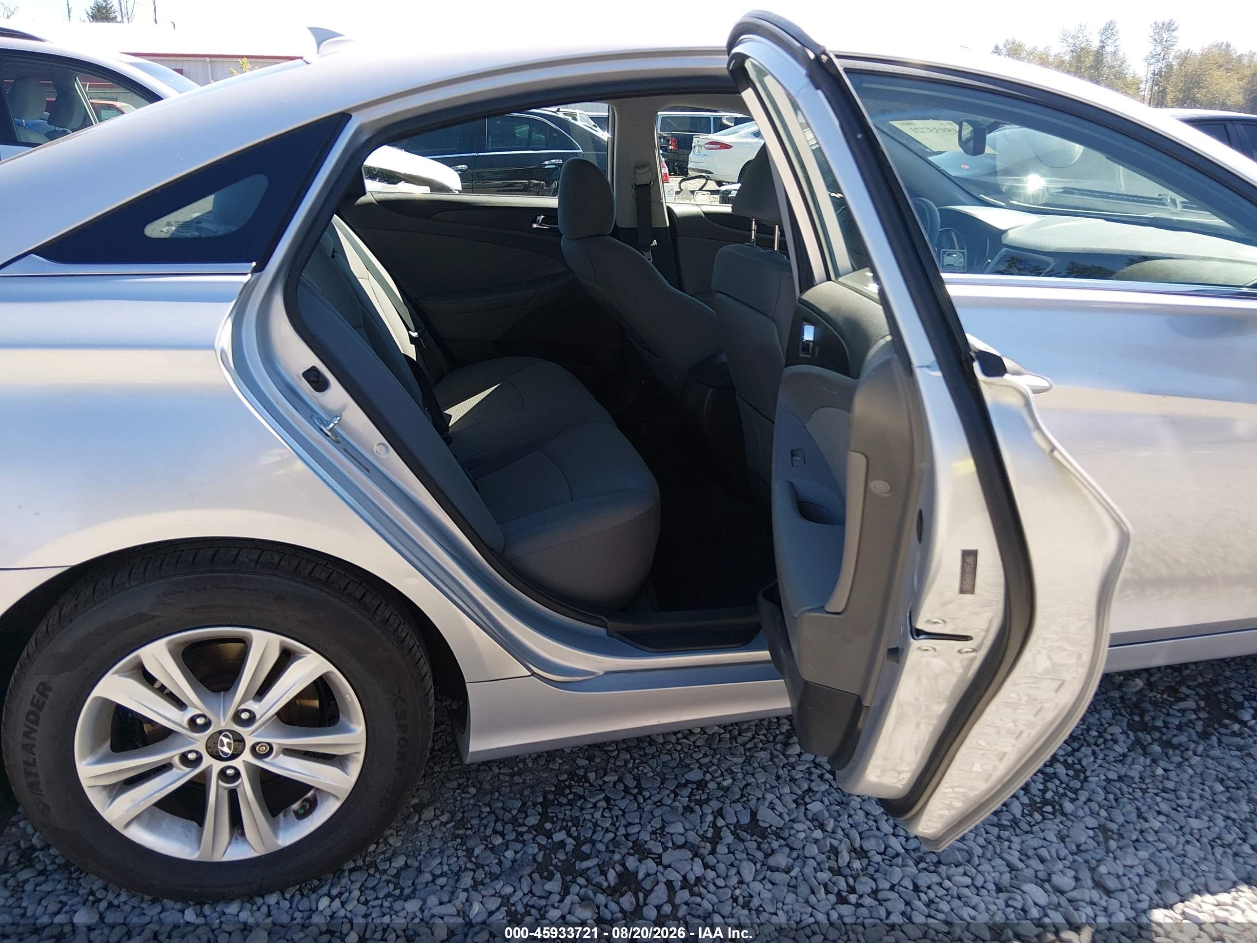 2013 Hyundai Sonata Gls Silver vin: 5NPEB4AC4DH682843