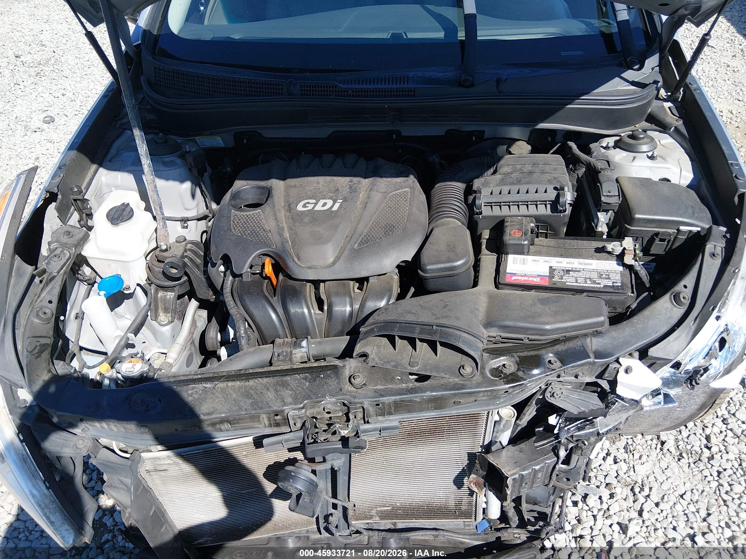 2013 Hyundai Sonata Gls Silver vin: 5NPEB4AC4DH682843