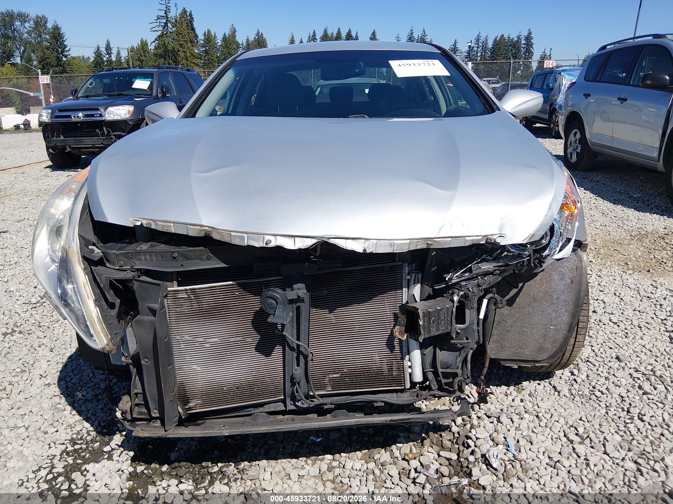 2013 Hyundai Sonata Gls Silver vin: 5NPEB4AC4DH682843