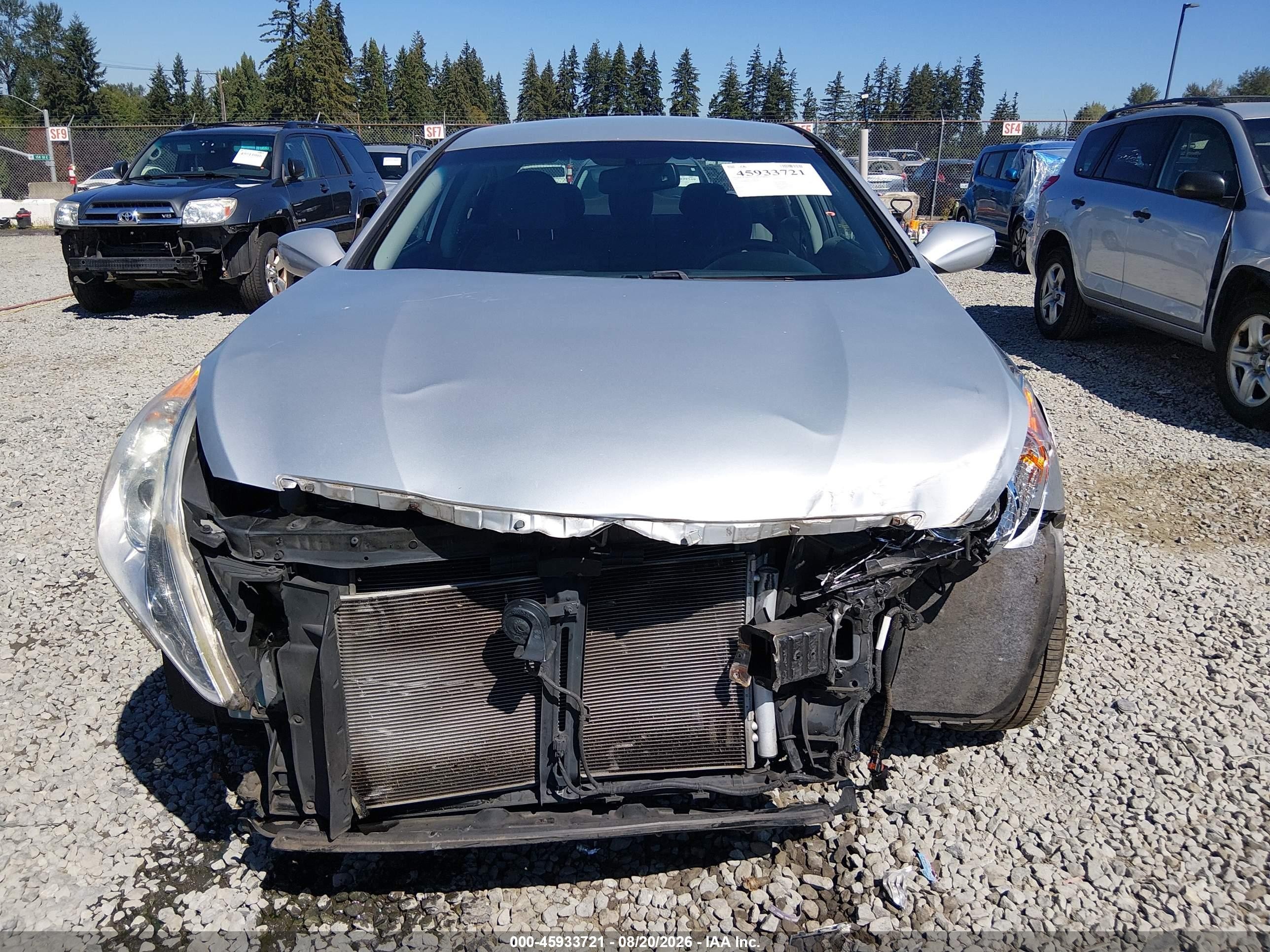 2013 Hyundai Sonata Gls Silver vin: 5NPEB4AC4DH682843