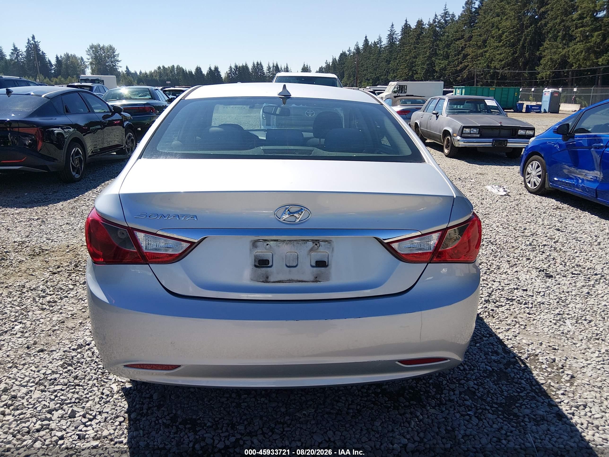2013 Hyundai Sonata Gls Silver vin: 5NPEB4AC4DH682843
