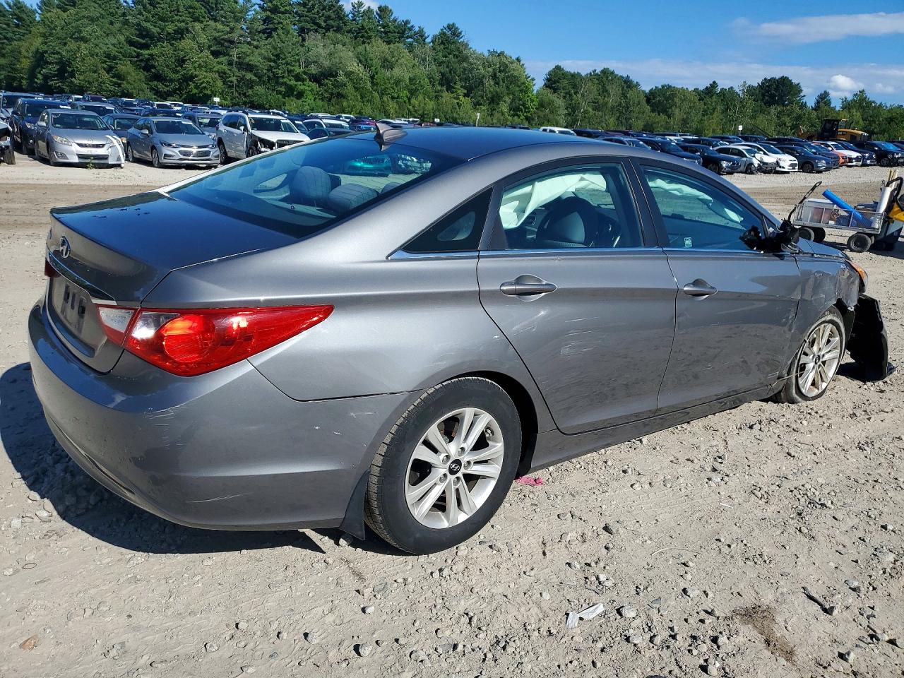 2013 Hyundai Sonata Gls Серый vin: 5NPEB4AC4DH703822