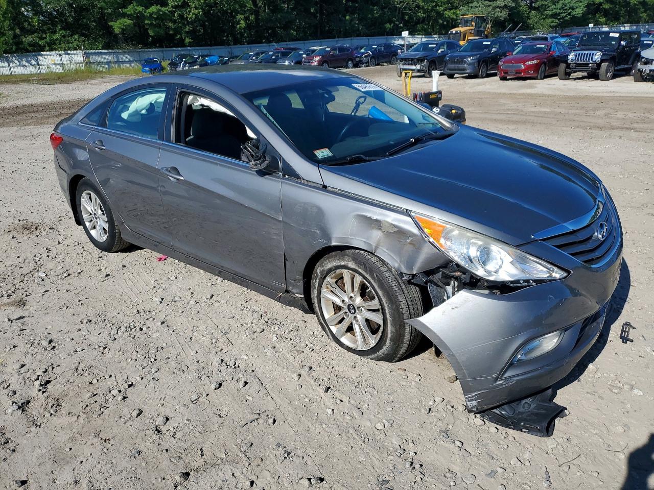 2013 Hyundai Sonata Gls Серый vin: 5NPEB4AC4DH703822