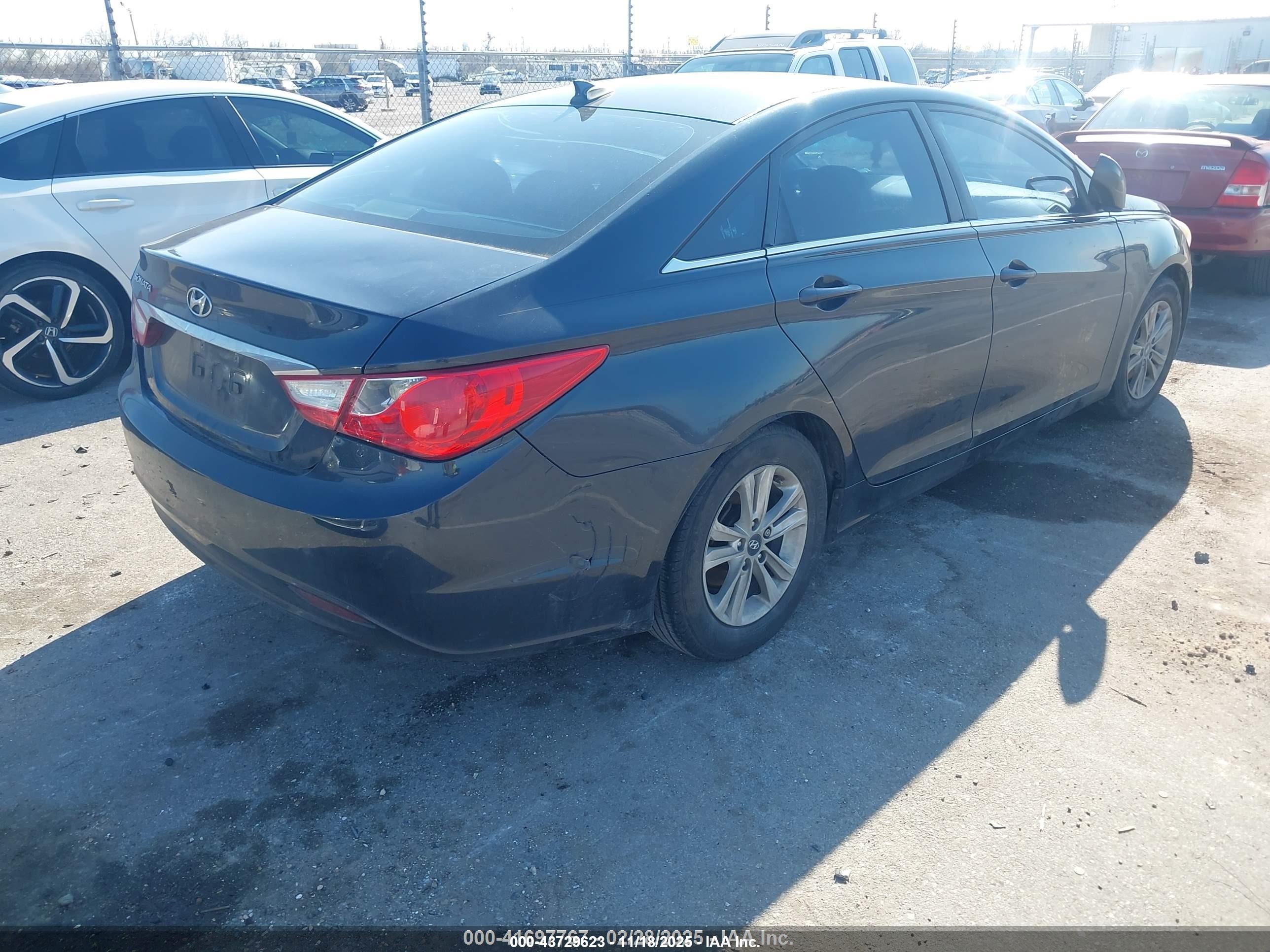 2013 Hyundai Sonata Gls Blue vin: 5NPEB4AC4DH714626