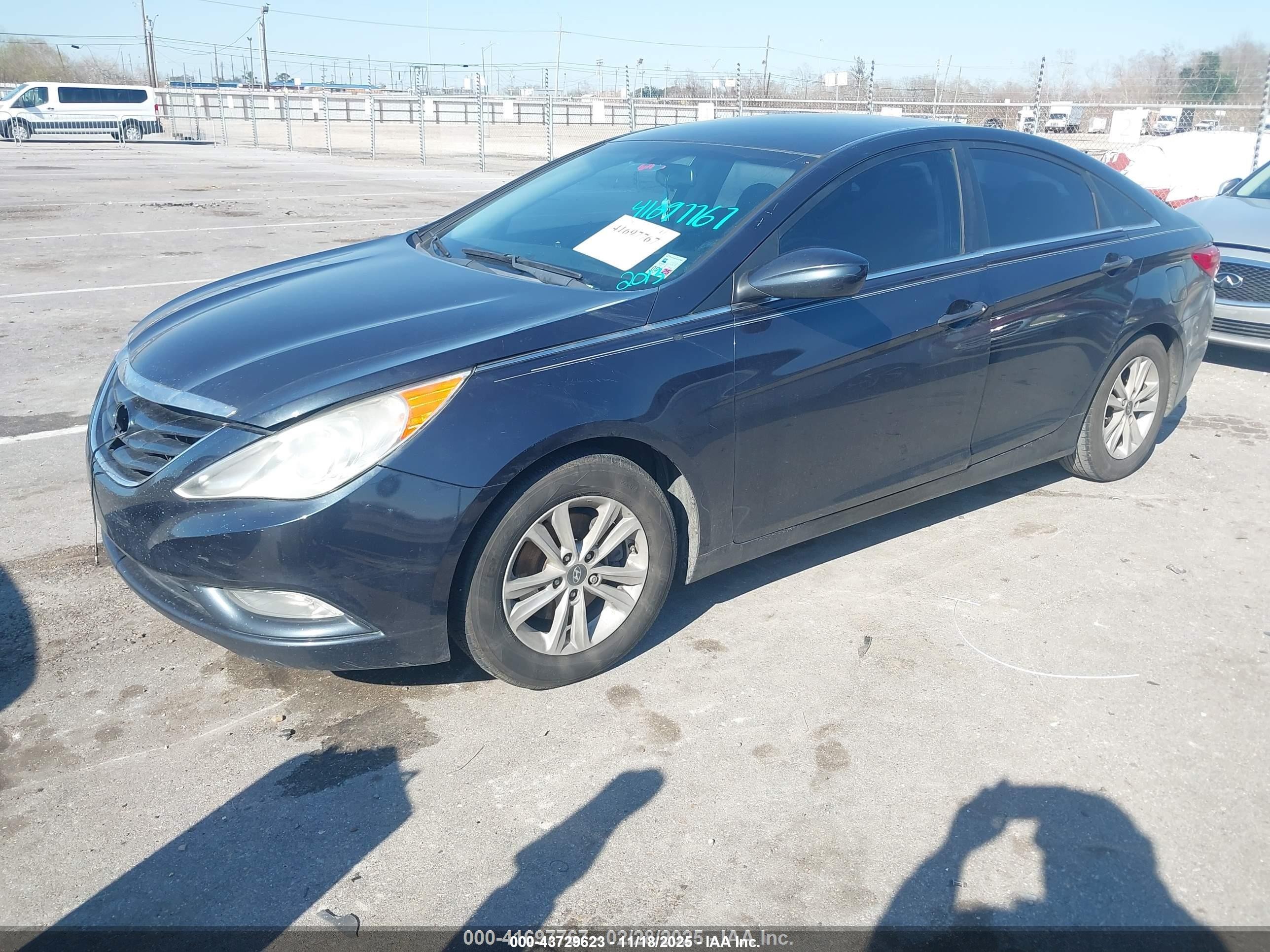 2013 Hyundai Sonata Gls Blue vin: 5NPEB4AC4DH714626