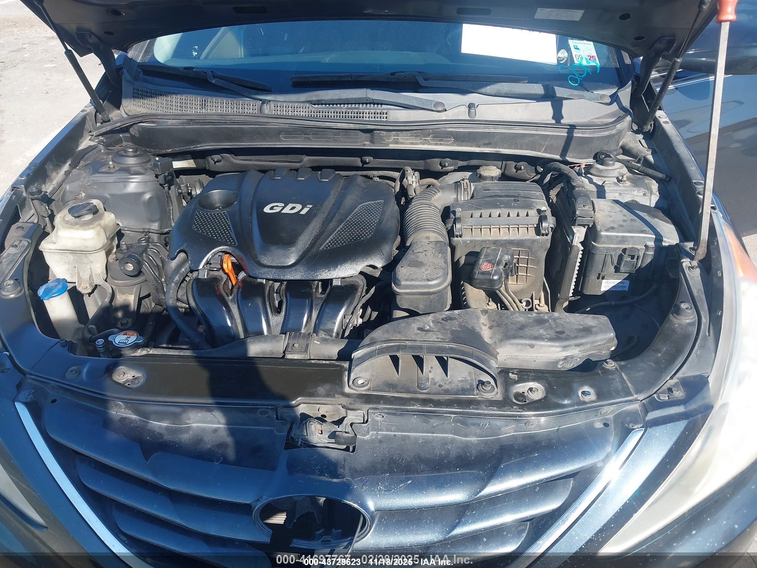 2013 Hyundai Sonata Gls Blue vin: 5NPEB4AC4DH714626