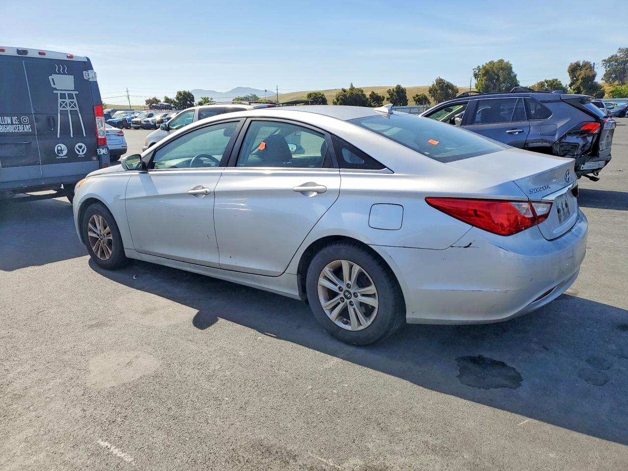 2013 Hyundai Sonata Gls Silver vin: 5NPEB4AC4DH715792