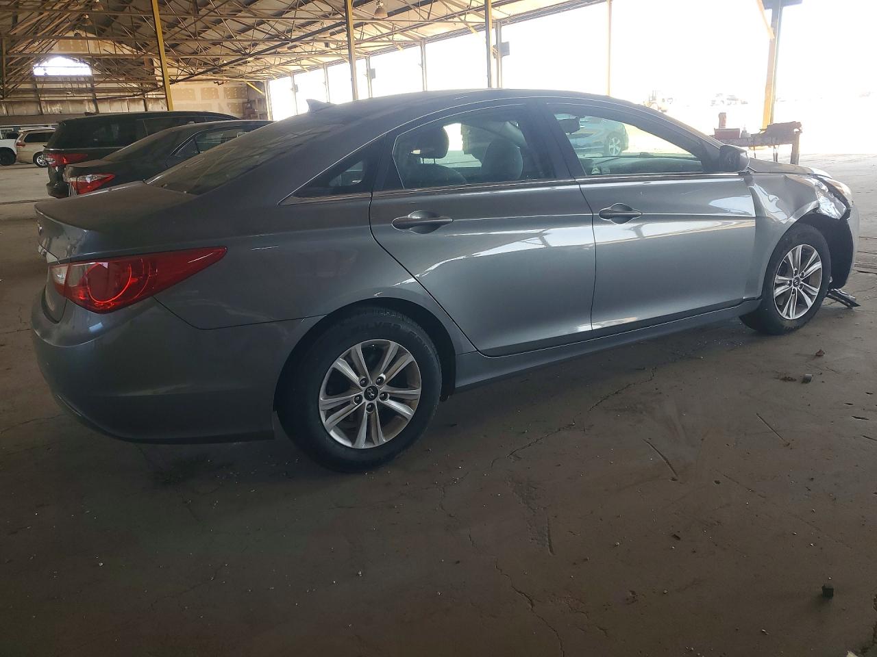 2013 Hyundai Sonata Gls Gray vin: 5NPEB4AC4DH716490