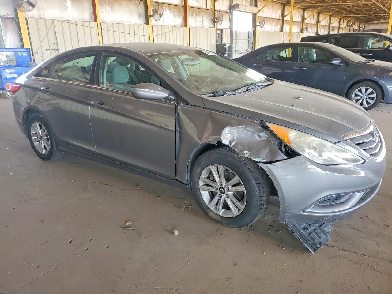 2013 Hyundai Sonata Gls Gray vin: 5NPEB4AC4DH716490