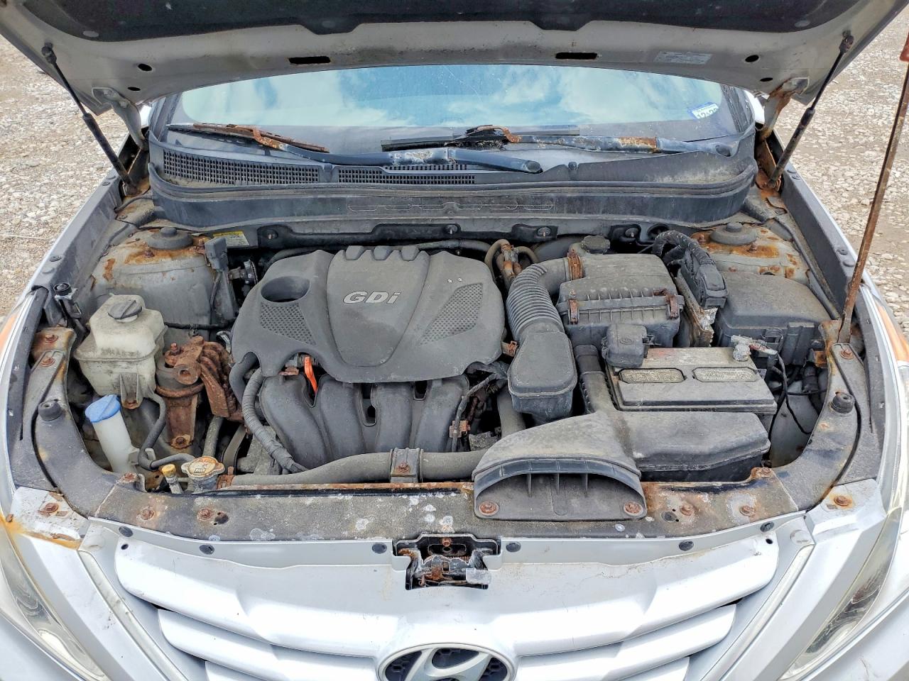 2013 Hyundai Sonata Gls Silver vin: 5NPEB4AC4DH719521