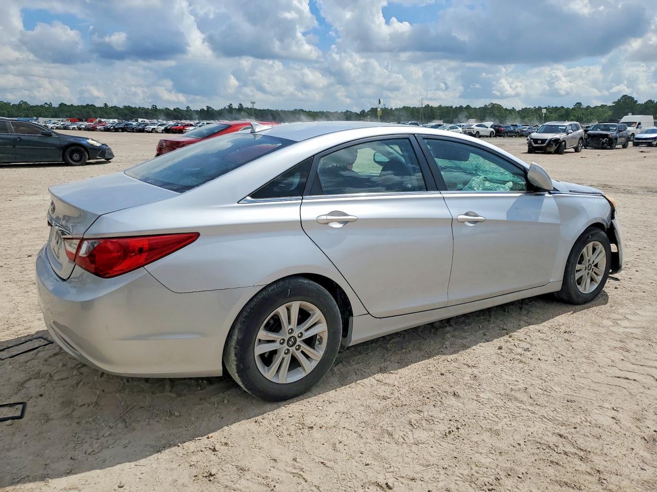 2013 Hyundai Sonata Gls Silver vin: 5NPEB4AC4DH724136