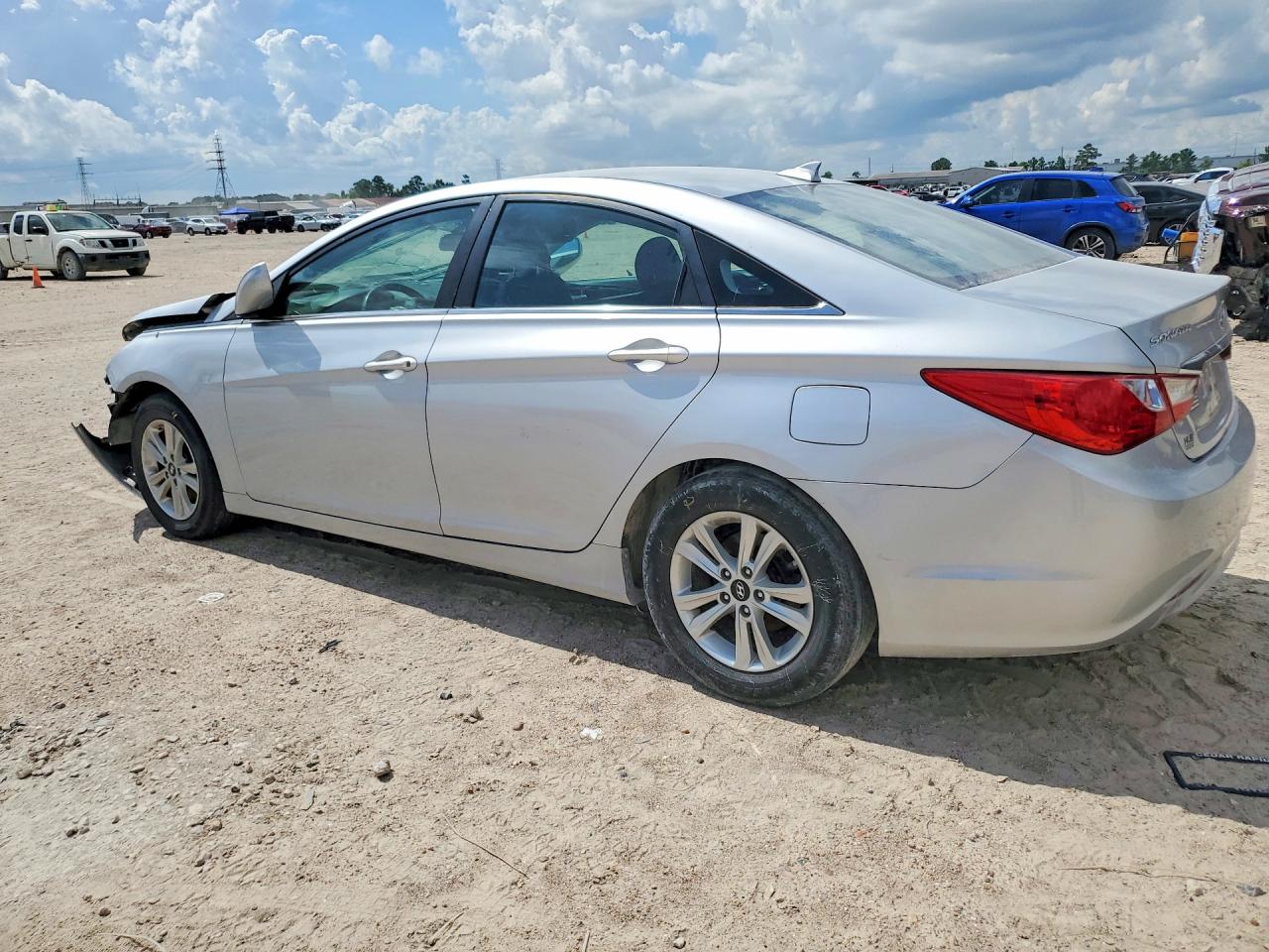 2013 Hyundai Sonata Gls Silver vin: 5NPEB4AC4DH724136