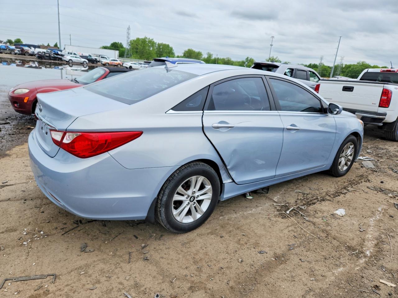 2013 Hyundai Sonata Gls Синий vin: 5NPEB4AC4DH725285