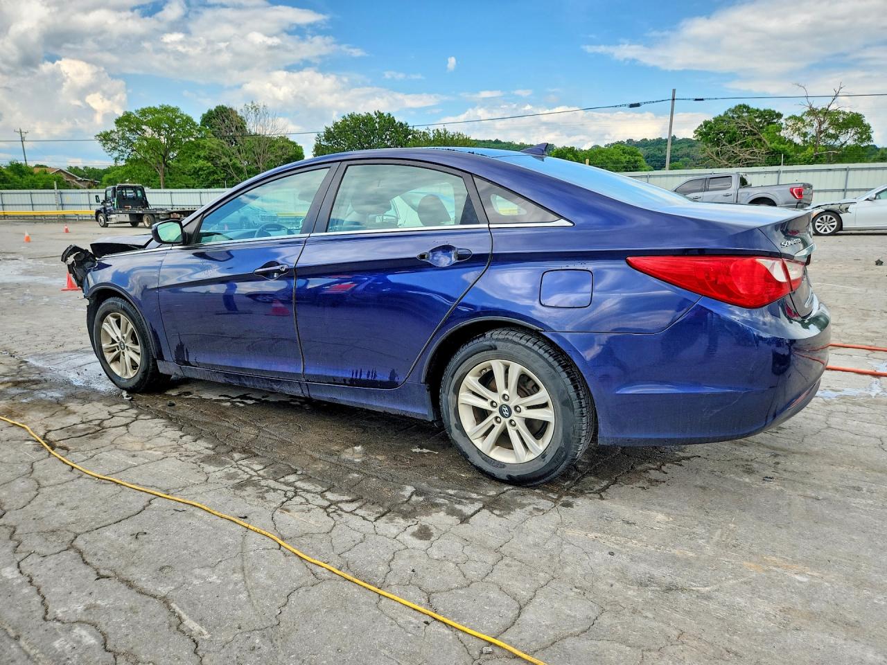 2013 Hyundai Sonata Gls Blue vin: 5NPEB4AC4DH726856